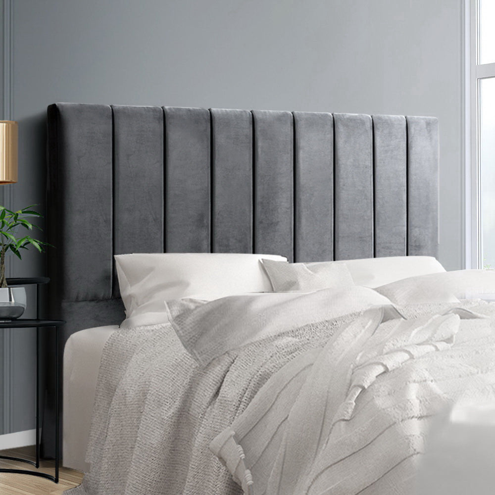 Bella Headboard velvet grey