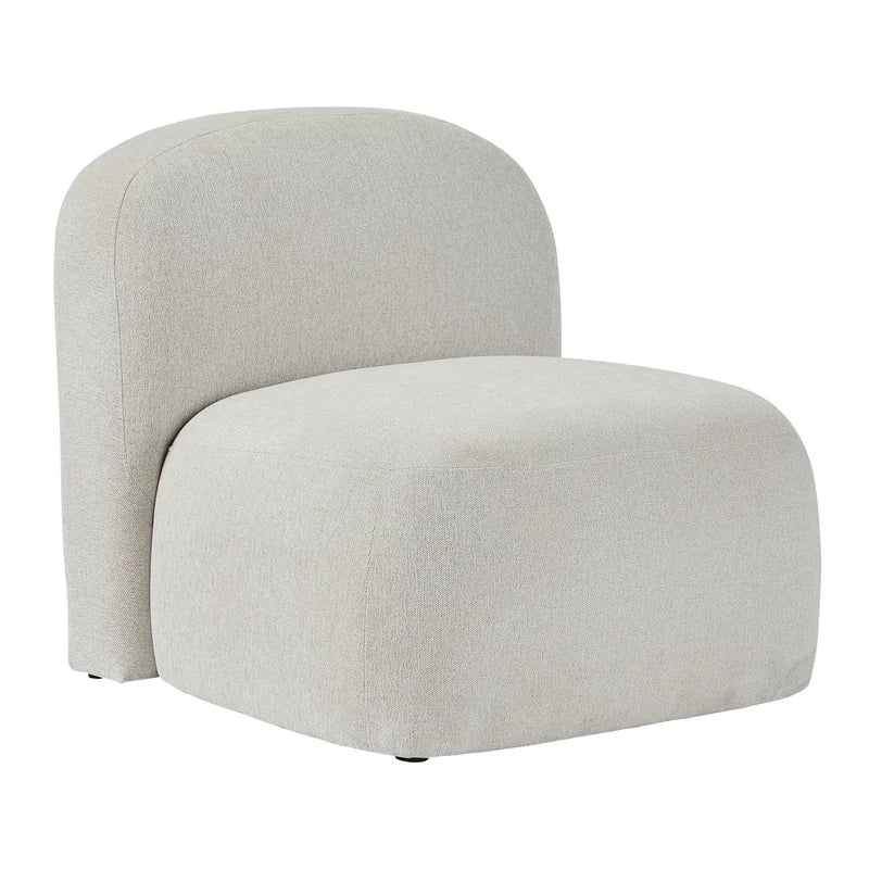 Luca Block Accent Chair Cream