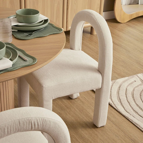 Alexis Set of 2 Dining Chairs Cream