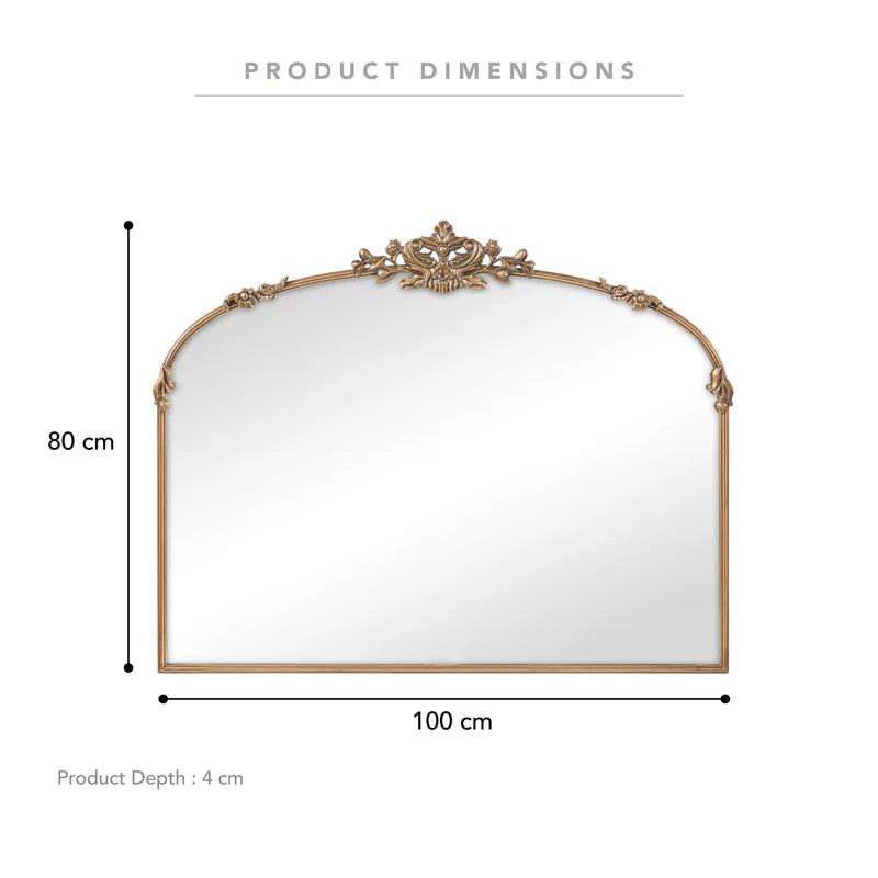 Florence Baroque Mirror Gold