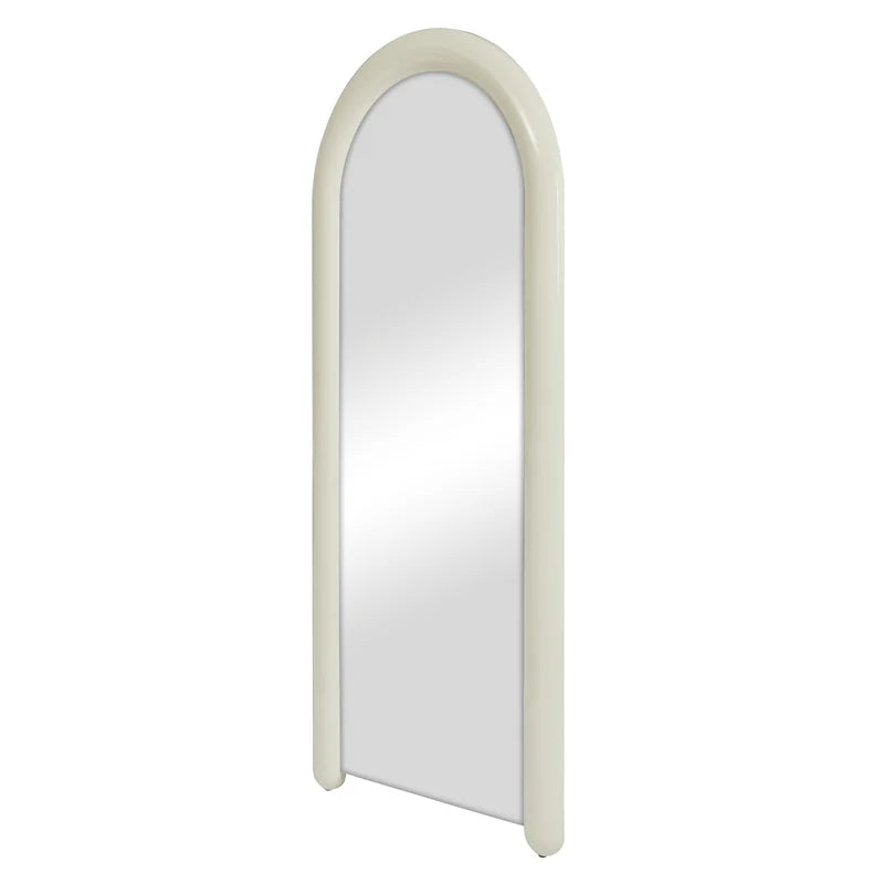 Gigi 180cm Gloss Arch Mirror CREAM
