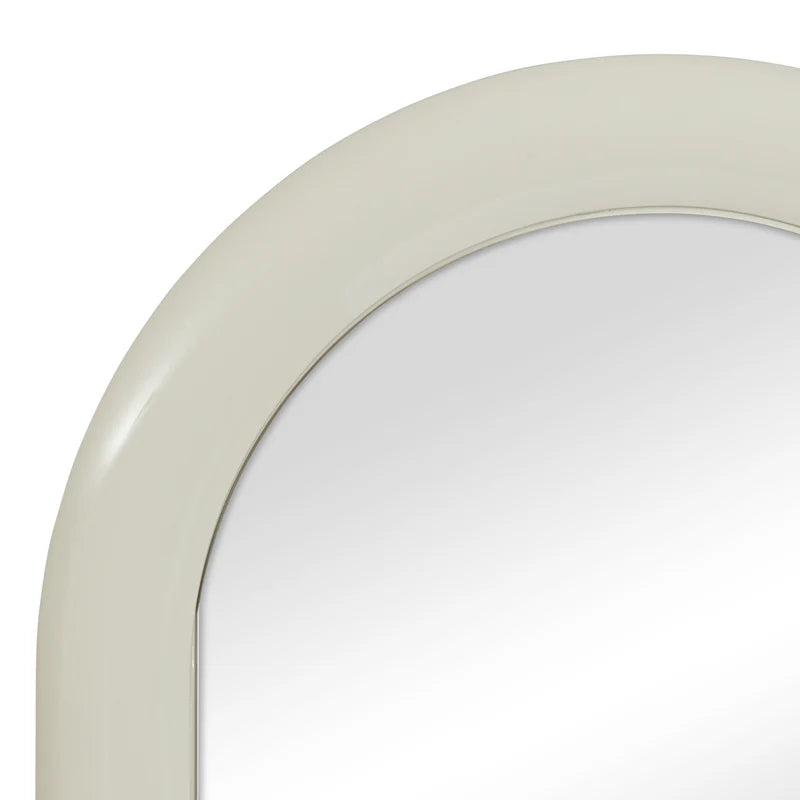 Gigi 180cm Gloss Arch Mirror CREAM