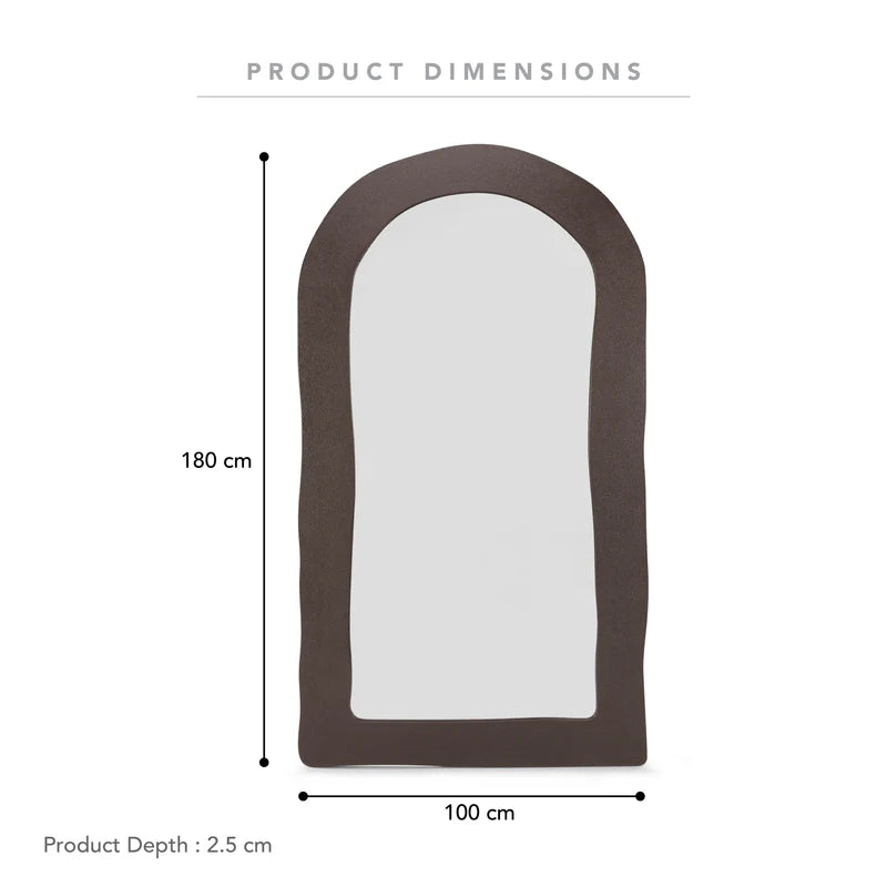Alex Arch Mirror Chocolate