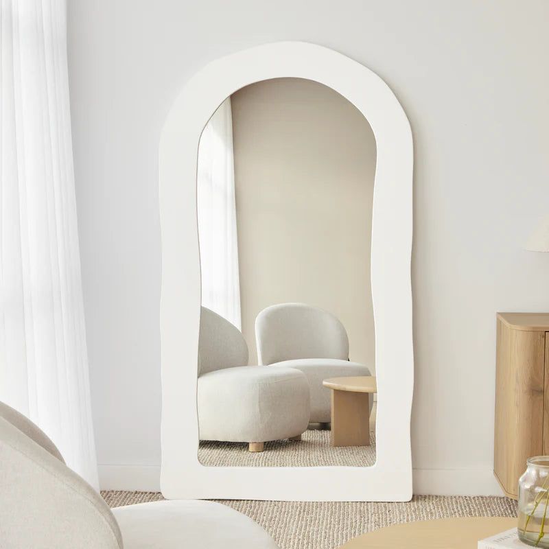 Alex Arch Mirror White