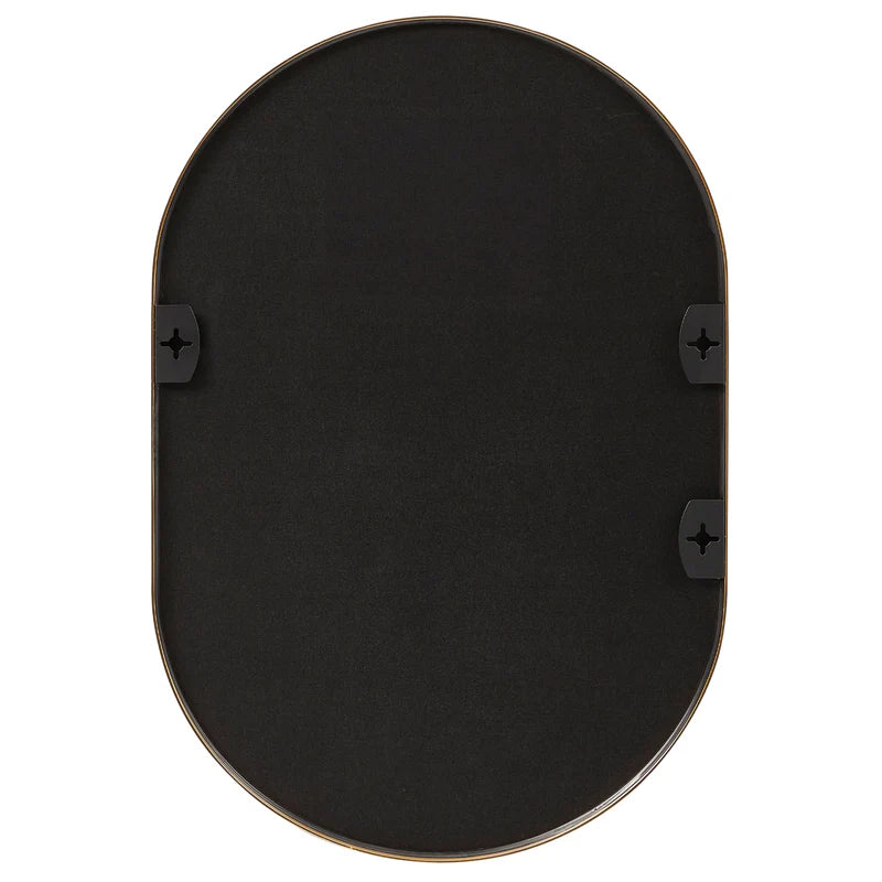 Zoe 90cm Oval Mirror GOLD (Set of 2)