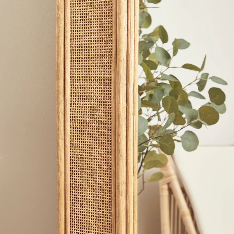 Cove Rattan Rectangle Mirror