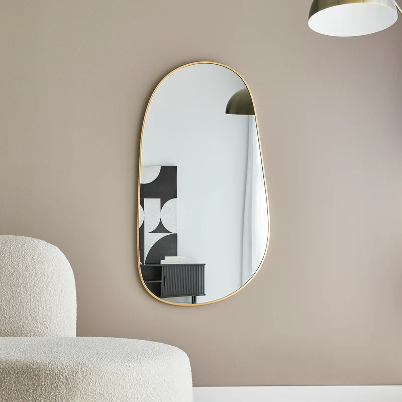Sage 110cm Organic Mirror GOLD