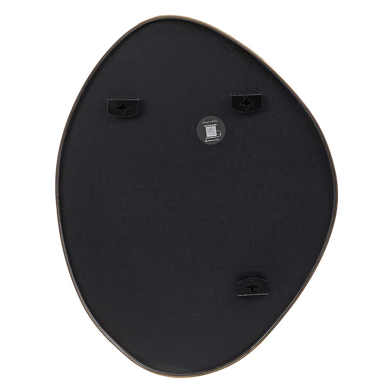 90cm Pebble Mirror GOLD