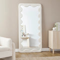 Jacky Squiggle Mirror White