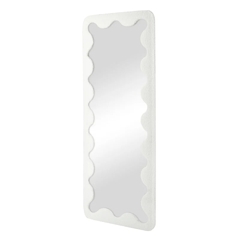 Jacky Squiggle Mirror White