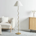 Lulu Squiggle Floor Lamp GOLD