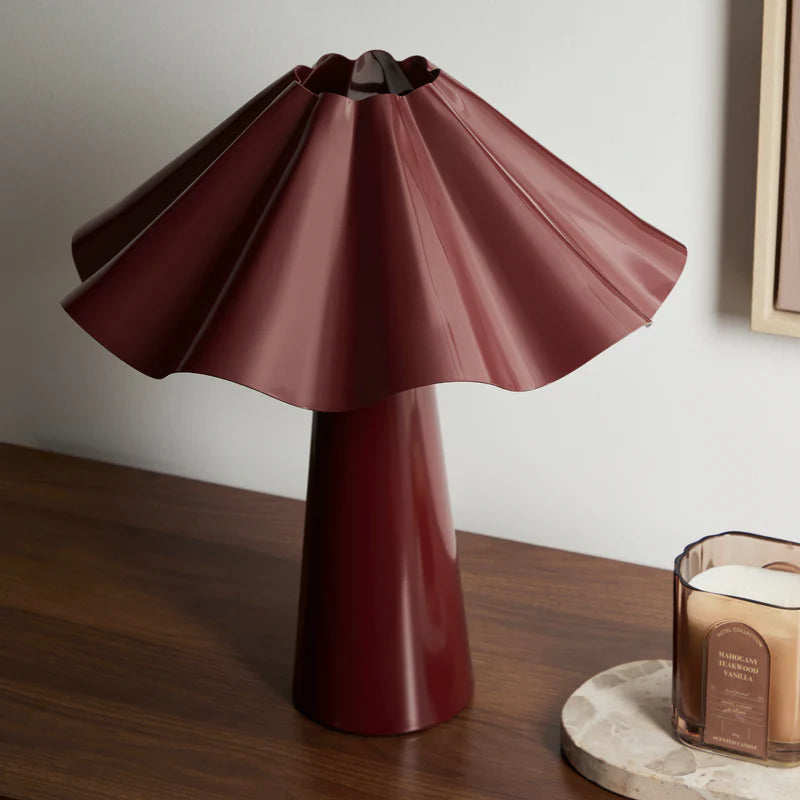 Zola Table Lamp Cabernet