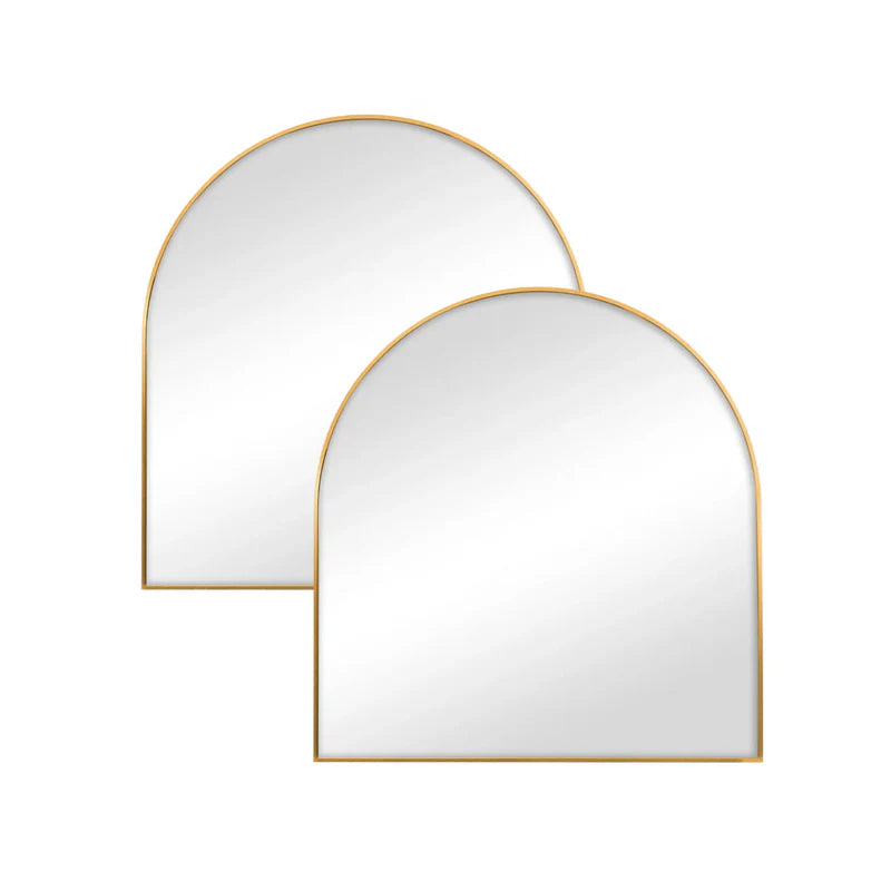 Naomi 85cm Large Arch Mirror GOLD (Set of 2)