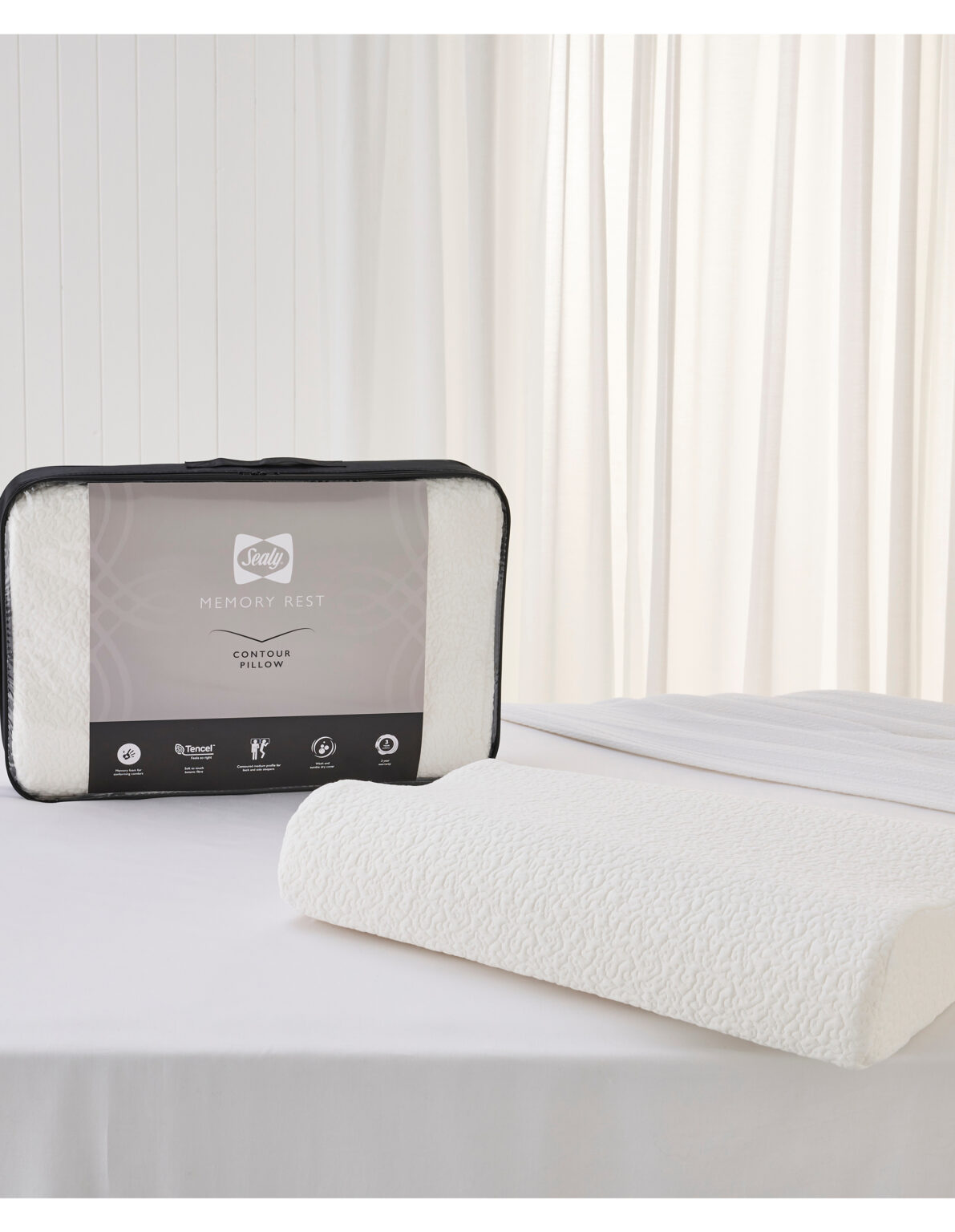 Sealy Memory Rest Contour Pillow