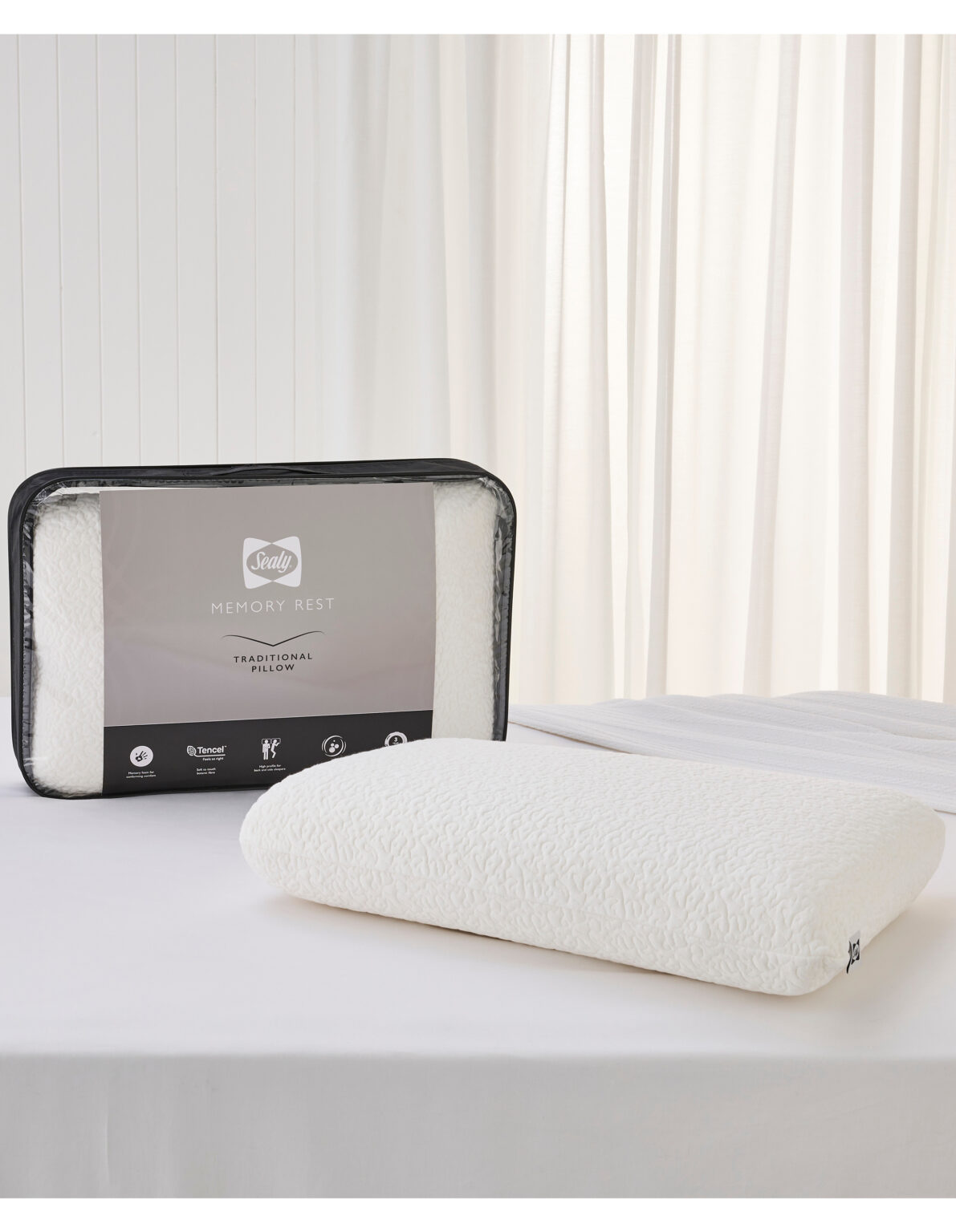 Sealy Memory Rest Traditional Pillow