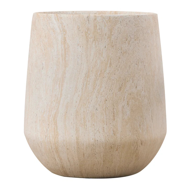 Ziggy Planter Travertine Look 50CM