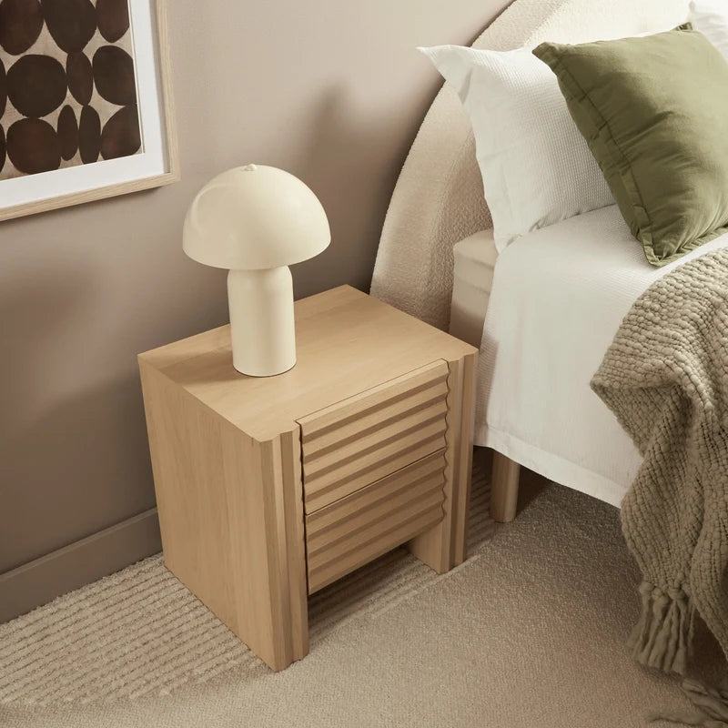 Wilson Bedside Table Oak (Set of 2)