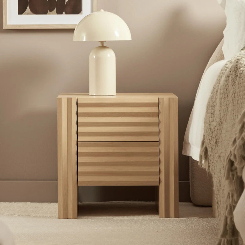 Wilson Bedside Table Oak (Set of 2)