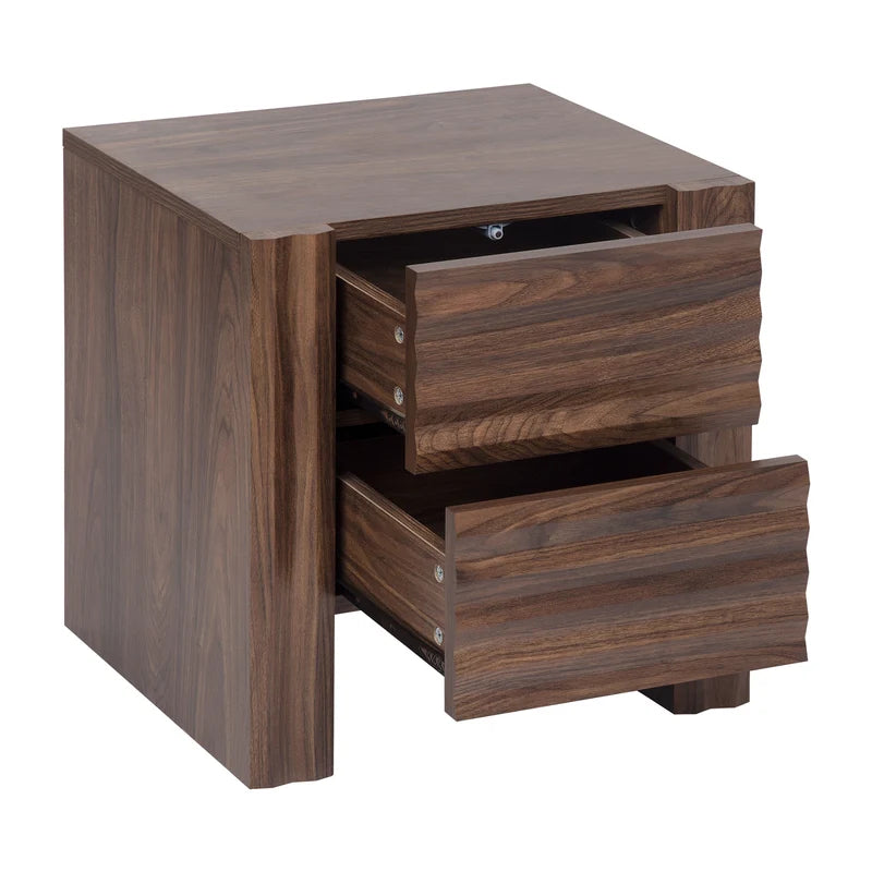 Wilson Bedside Table Walnut (Set of 2)