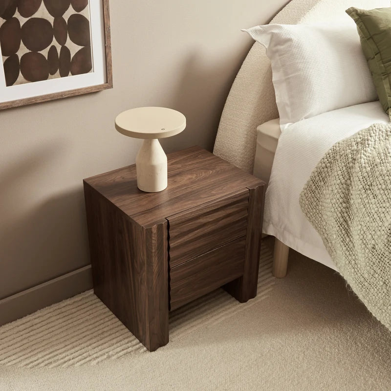 Wilson Bedside Table Walnut (Set of 2)