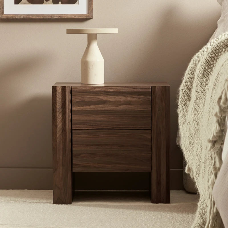 Wilson Bedside Table Walnut (Set of 2)