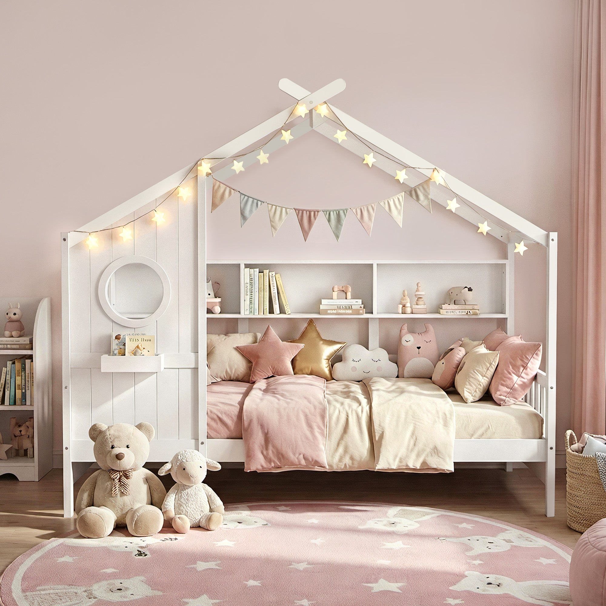 House bed without drawers Single
