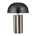 Raya Metal Lamp Black/Ivory
