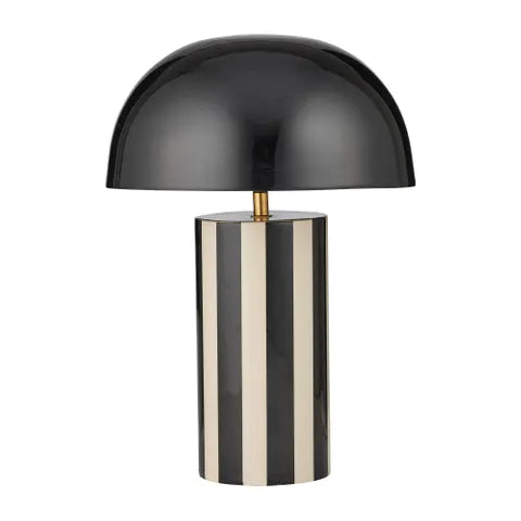 Raya Metal Lamp Black/Ivory