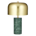 Massa Marble/Metal Lamp Green/Gold