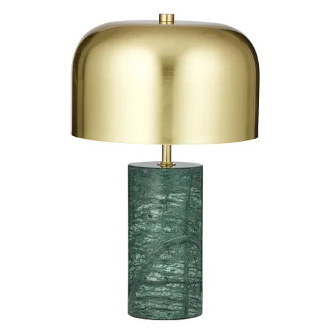 Massa Marble/Metal Lamp Green/Gold