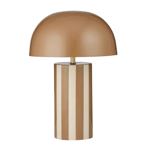 Raya Metal Lamp Brown/Ivory
