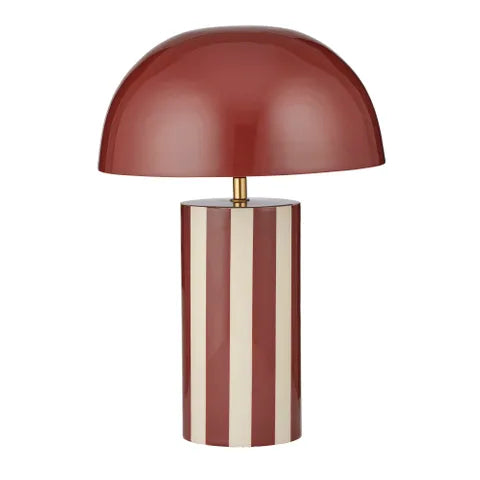 Raya Metal Lamp Russet/Ivory