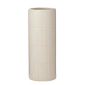 Boyd Ceramic Tile Vase Ivory