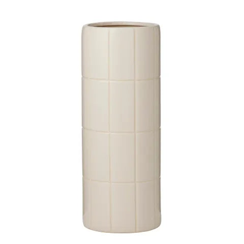 Boyd Ceramic Tile Vase Ivory