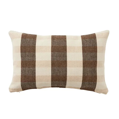 Klein Cotton Cushion Ivory/Caramel
