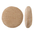 Theo Velvet Round Cushion Taupe