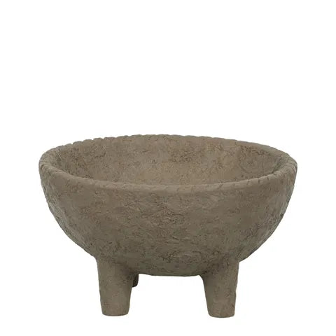 Tiana Comp Footed Bowl Taupe