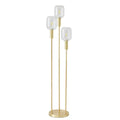 Bruno Metal/Glass Floor Lamp
