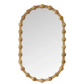 Baxter Wood Oval Mirror Natural