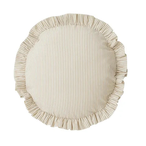 Bonny Cott Cushion Taupe/Ivory